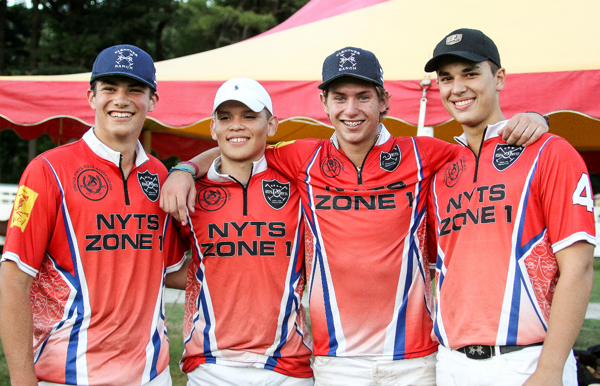 NYTS finalists Zone 1: Jack McLean, Carlos Font, Andrew Beck, Harry Caldwell. Photo: Elizabeth Hedley