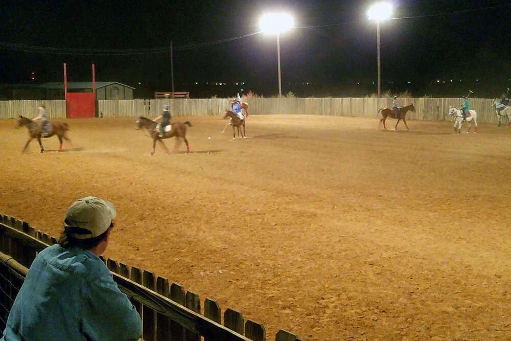 Coached scrimmages during CPI Robin Sanchez's October clinic at Texas Tech Polo Club in Lubbock, Texas. 