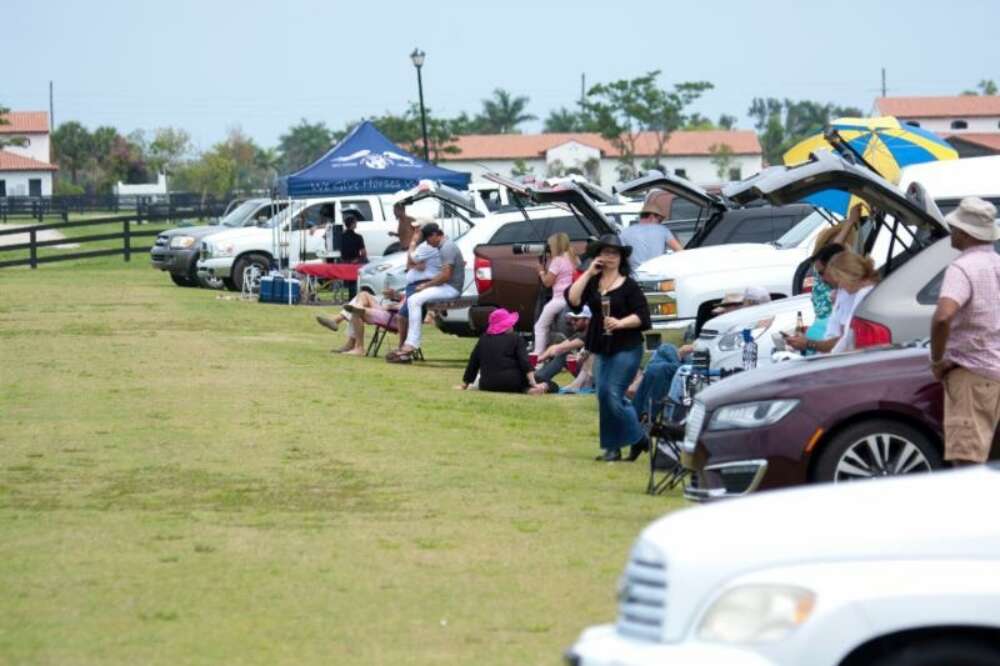 A crowd enjoyed the USPA Eastern Challenge Final at Santa Rita Polo Farm. 