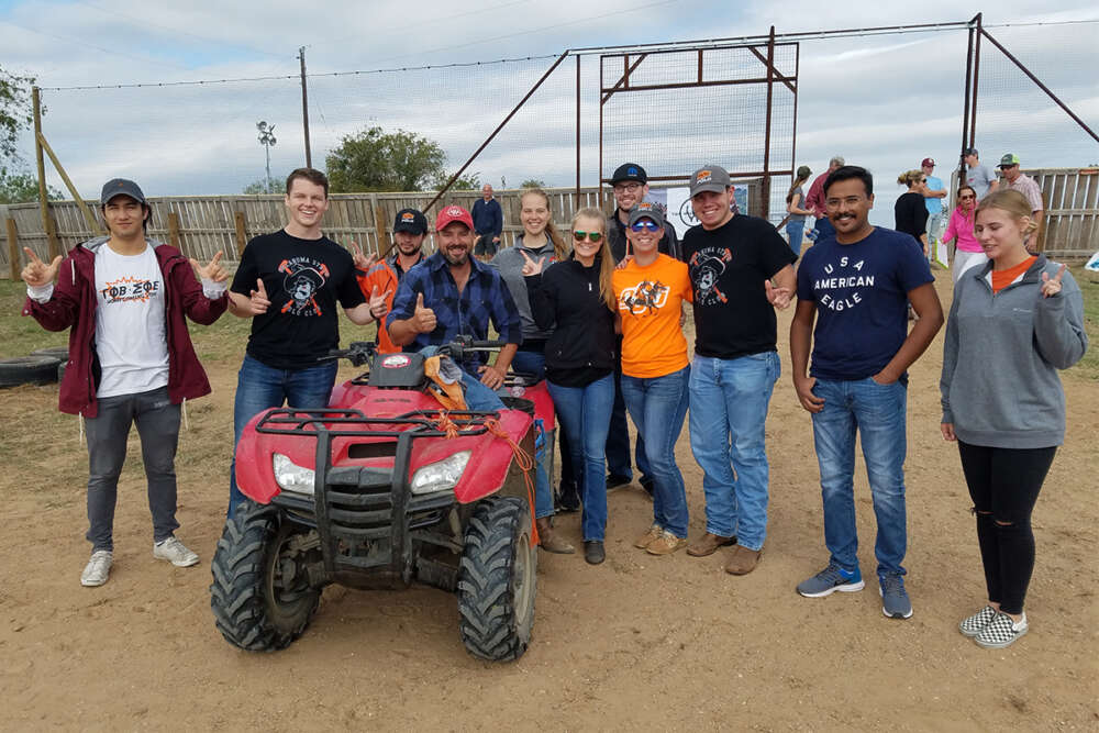 Ariel Rodriguez - Arena maintenance master of Two Wishes Ranch - with Oklahoma State Polo Club web