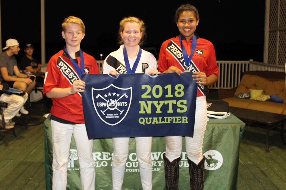 B Flight All-Stars (L to R) Trenton Werntz, Madeline Richter, Estefanie Turrbiartes, Lucy Walter (not pictured). 