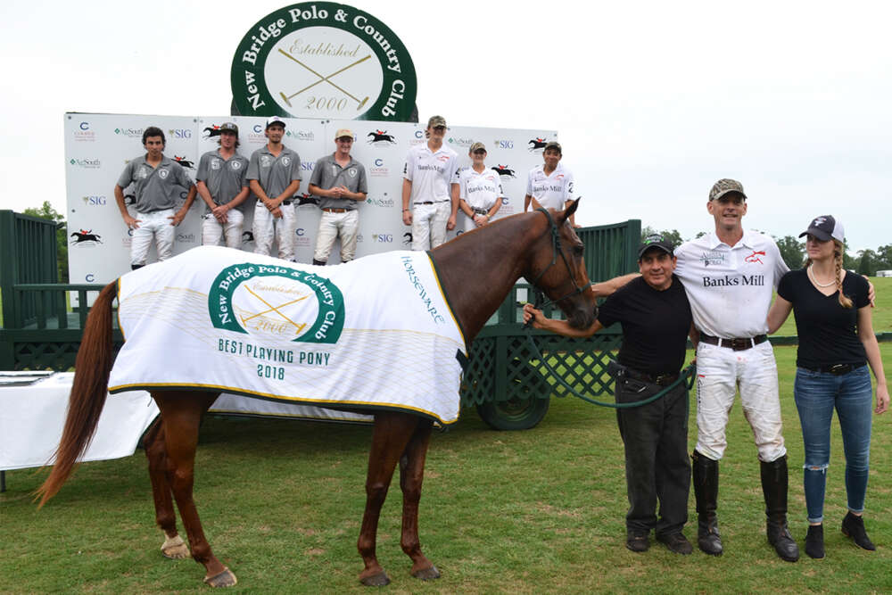 Best Playing Pony was awarded to Julio Arellano's Goosebumps. 