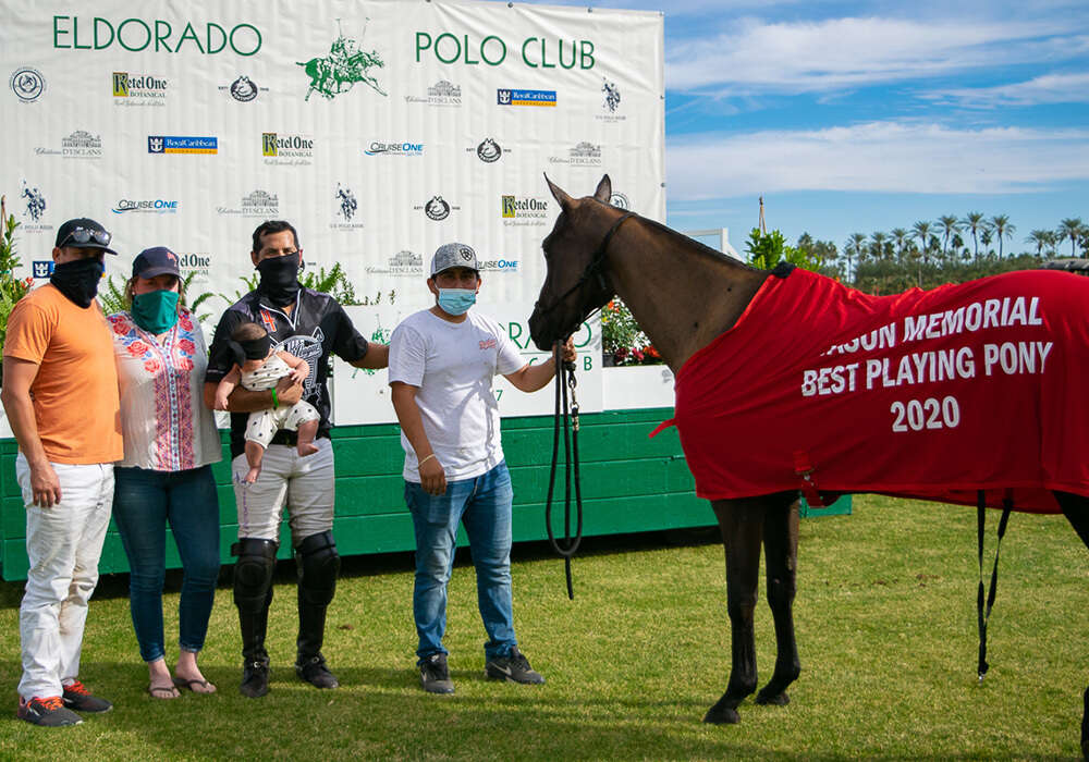 Mamba was named the Best Playing pony at the Mack & Madelyn Jason Memorial