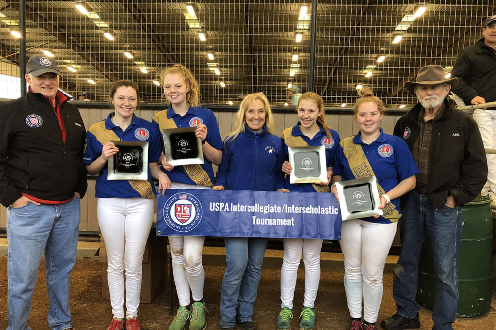 Left to Right: RHTC Member Steven Armour, Emma Sbragia, Sydney Weise, Margie Paur, Taylor Nackers, Samantha Oswald, RHTC Member Philip Abel