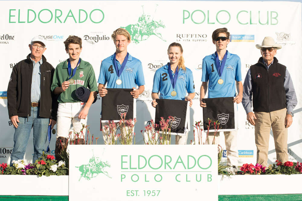 Tournament All-Stars: USPA Polo Development, LLC Chairman Charles Smith, Grant Palmer, Garrett Bankhead, Cory Williams, Riley Jordan, Polo Development Board Member David Ragland (not pictured: Alonso Andrade).