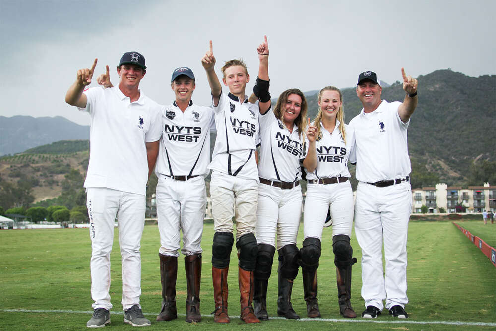 NYTS East vs. West Challenge Chamins with coach Tiger Kneece. ©Elizabeth Hedley. 