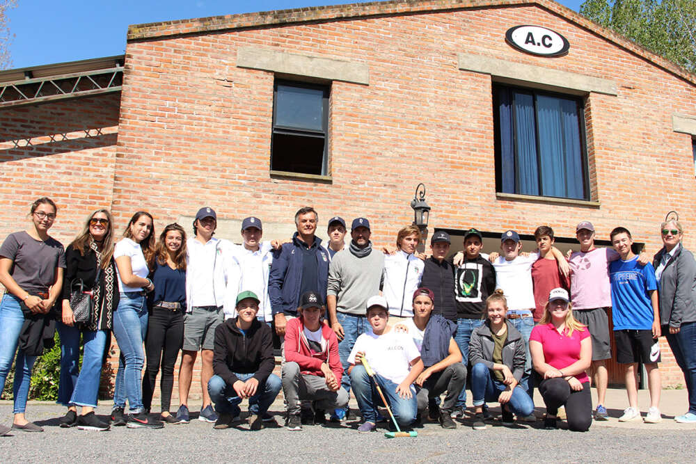 Adolfo Cambiaso gave a tour of his farm and facilities during the week-long program. 