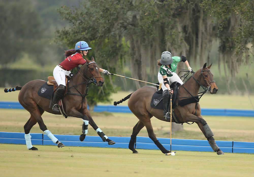 Ruby played in the 2020 National Youth Tournament Series Championship® with 15-year-old Alea Crespo (left). ©David Lominska.