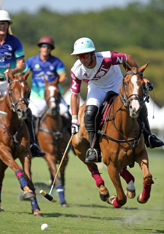 Magrini competing for Pilot in the 2021 GAUNTLET OF POLO®.