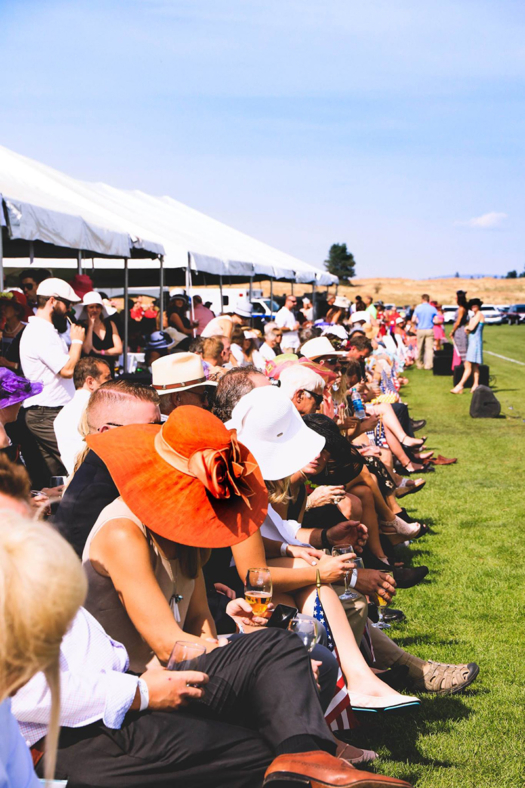 Crowd at Spokane Polo Club 13th Annual Cobra Polo Classic. 