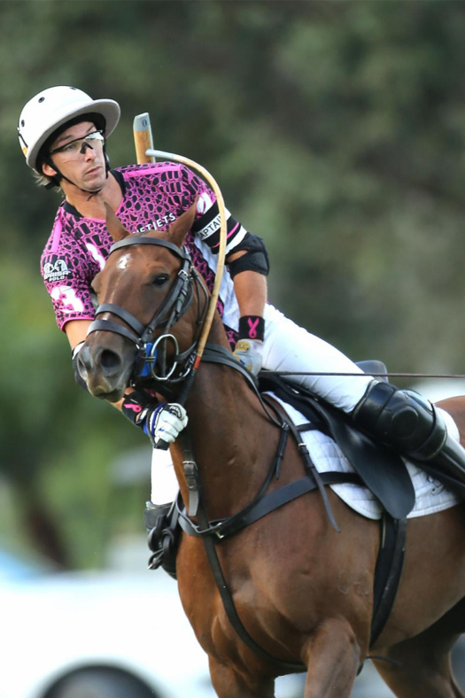 Jorge "Tolito" Fernandez Ocampo Jr. hitting the neckshot at the International Polo Club Palm Beach.